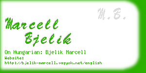 marcell bjelik business card